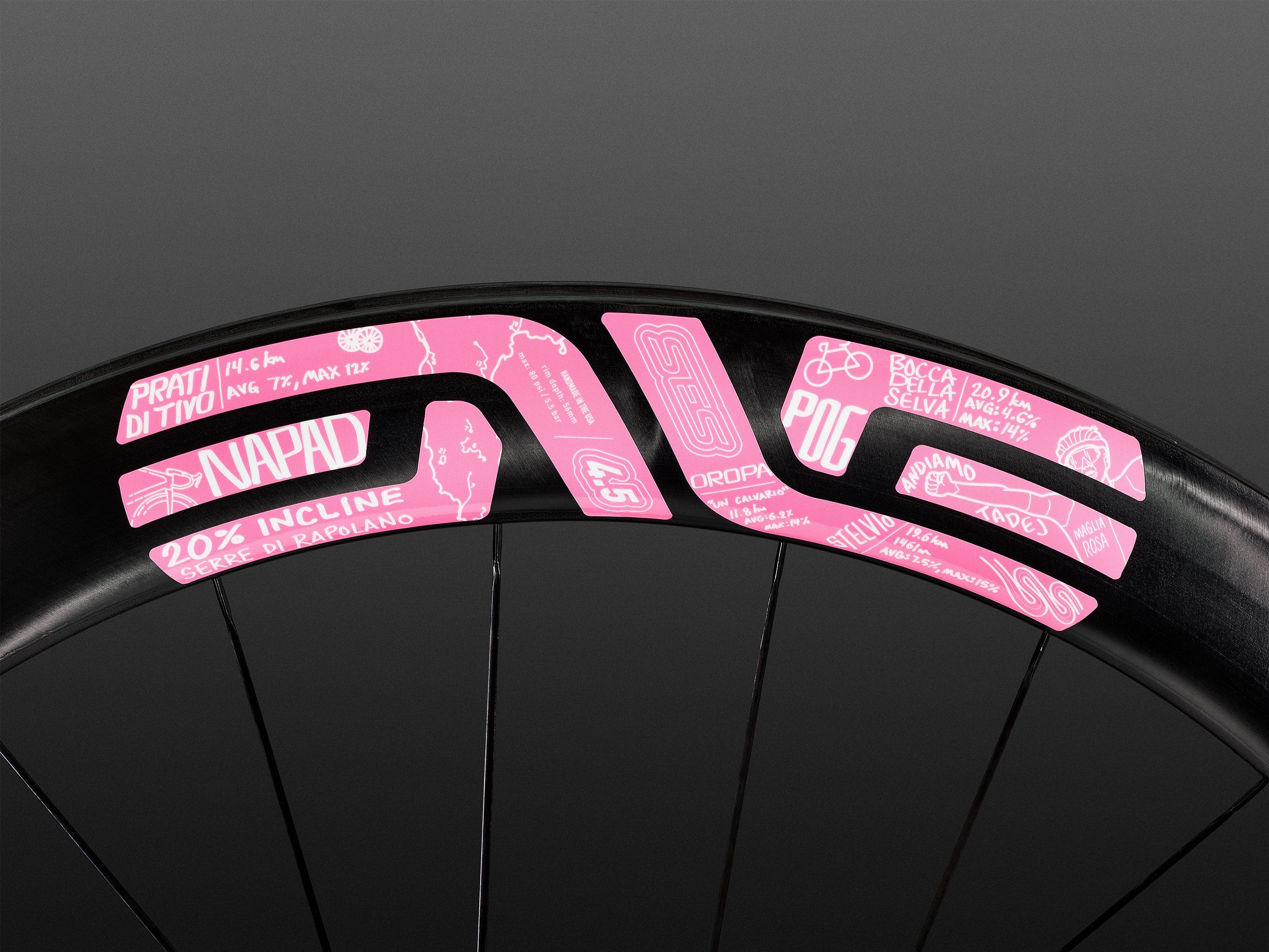 SES 4.5 LTD - Limited Edition Giro d'Italia Pogacar Decals - Image 7