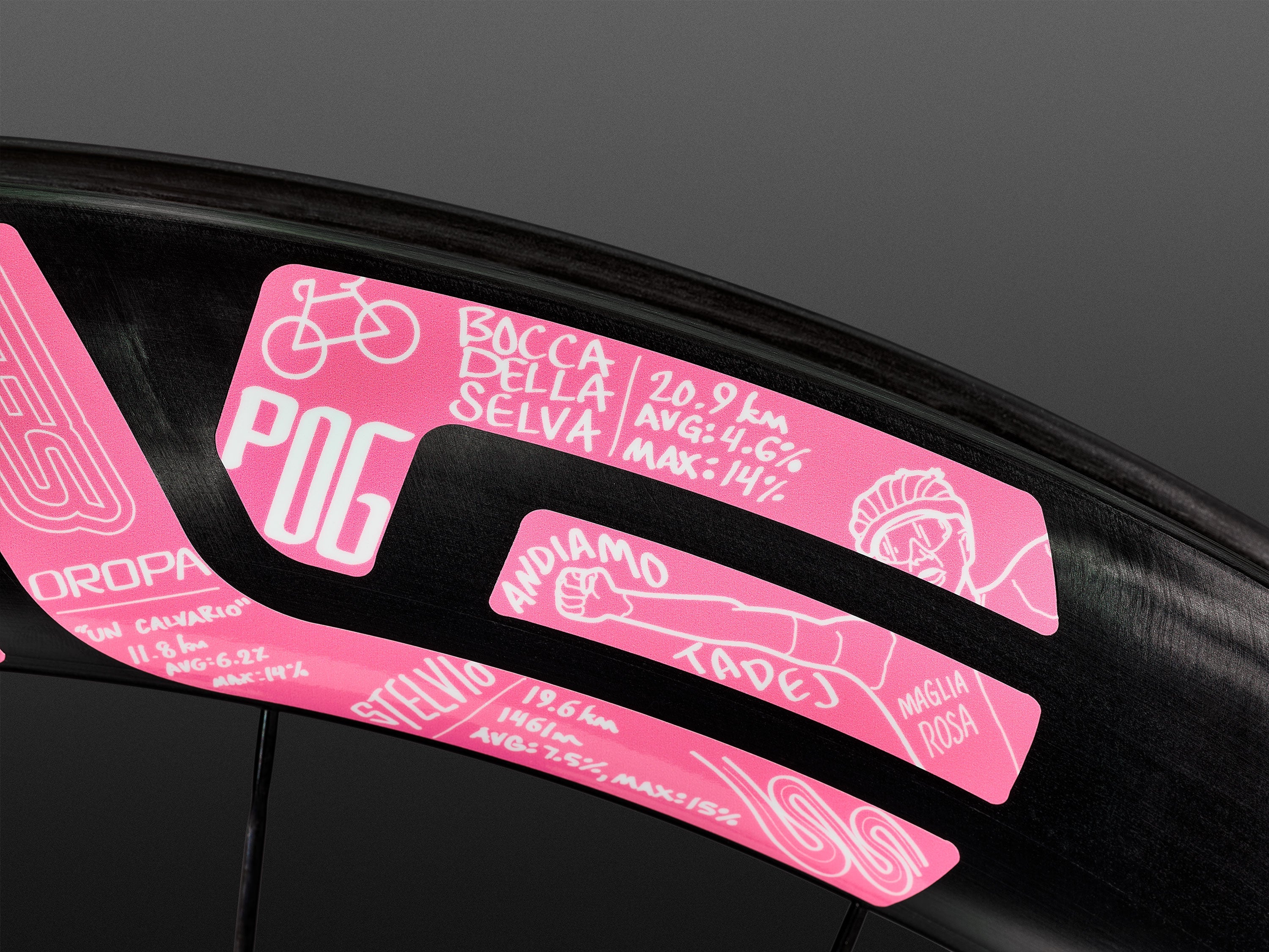 SES 4.5 LTD - Limited Edition Giro d'Italia Pogacar Decals - Image 8